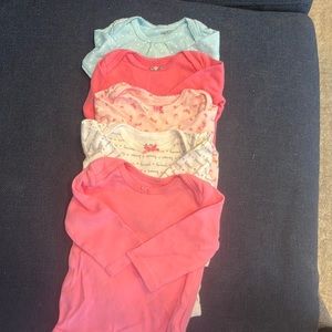 Carter’s bodysuits- baby girl